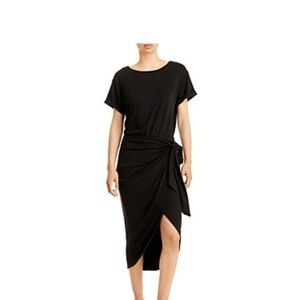 Smash+Tess BNWT XS Blk Rebecca Fsux Wrsp Dress